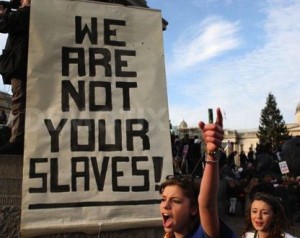 not your slaves