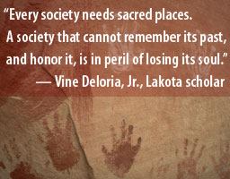 sacred places quote