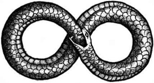 ouroboros snake - eternal now