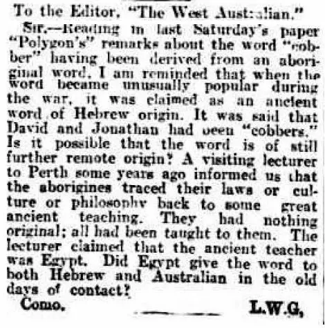 The West Australian (Perth), Saturday 29 August 1931, page 4