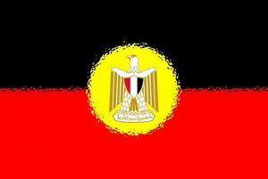 Composite Aboriginal Egyptian flag