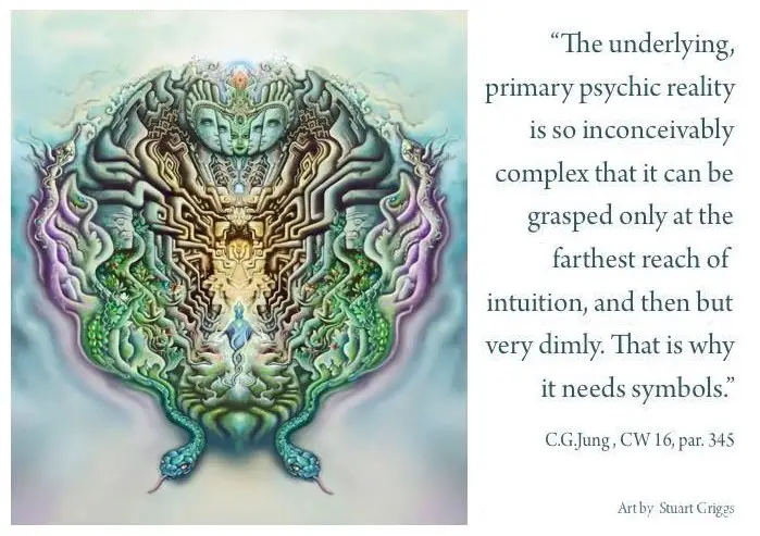 Quote by Carl Jung, artwork by Stuart Griggs - www.stuartgriggs.com