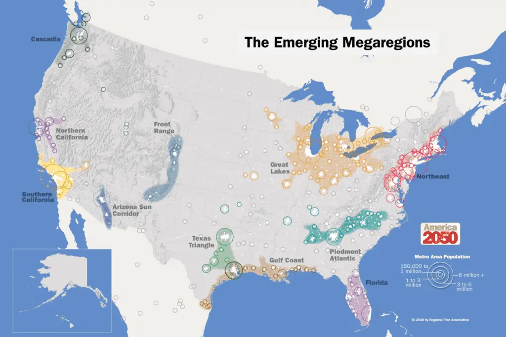 Agenda 21 - the emerging megaregions