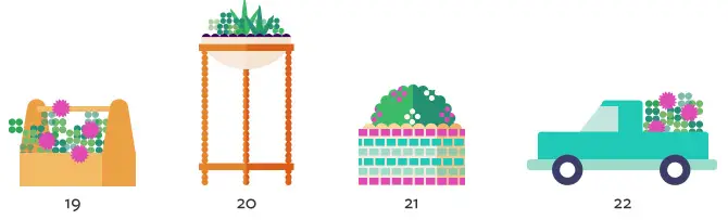 50 Ideas for Container Gardens - container-garden-19-22