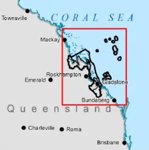 PROOF Australia Was Colonised Over 400 Years Ago – 164 Years Before the British - Map - 7 Islands Off Gladstone, Queensland
