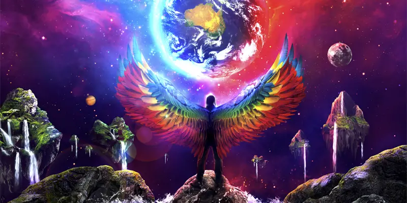 How to Hone Your Bliss Instinct - a Guide to Following Your Bliss - Artwork from Bliss N Eso album cover 'Circus in the Sky'