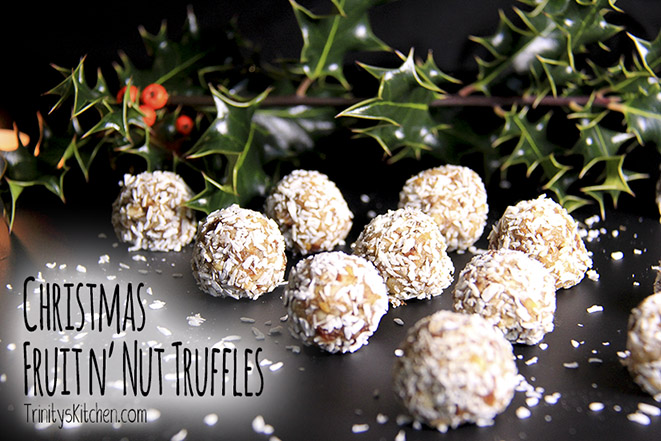 Trinity's Fruit n’ Nut Christmas Truffles (Dairy-Free & Gluten-Free)