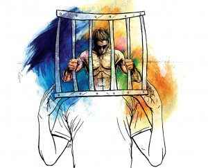 Recognizing Enslavement - Artwork 'Mind Cage' by craigmackaydesign.co.uk