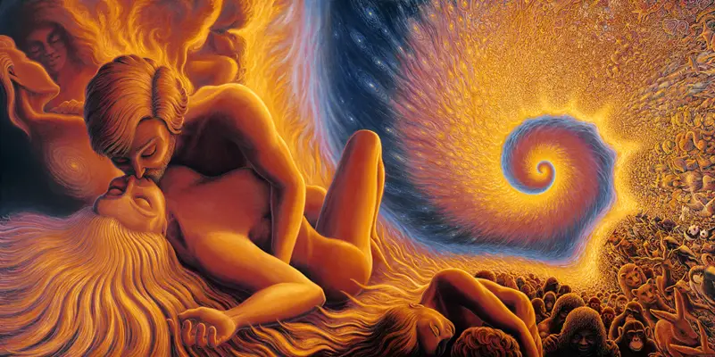 Sex - Truth and Dare, Pleasure and Purpose - Art, Spiral Genesis by MarkHensonArt.com