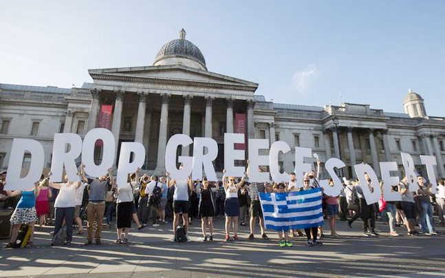 The Back of the Intervention is Broken - Time for Humanity to Break Free! - Drop Greece Debt