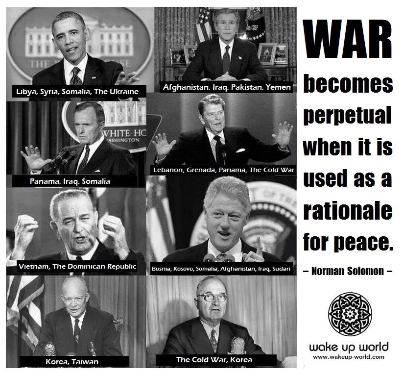 What If We Are The Bad Guys - War becomes perpetual when it is a rationale for peace - Norman Solomon