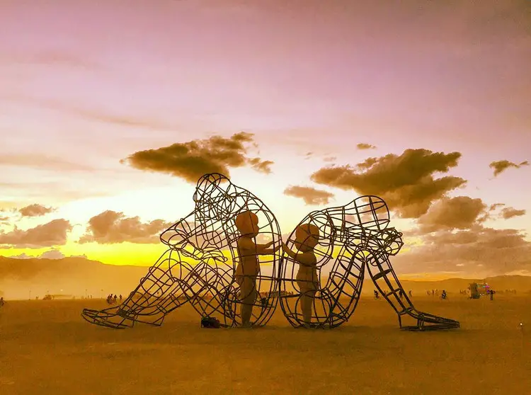 Burningman - A Magical Land Where Thoughts Become Things - Alexandr Milov Installation