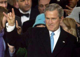 Who is Jeb Bush, Really - The History of the Bush Crime Family - George HW Bush - Satanic Gesture