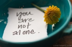 You Are Not Alone - Not Alone Note
