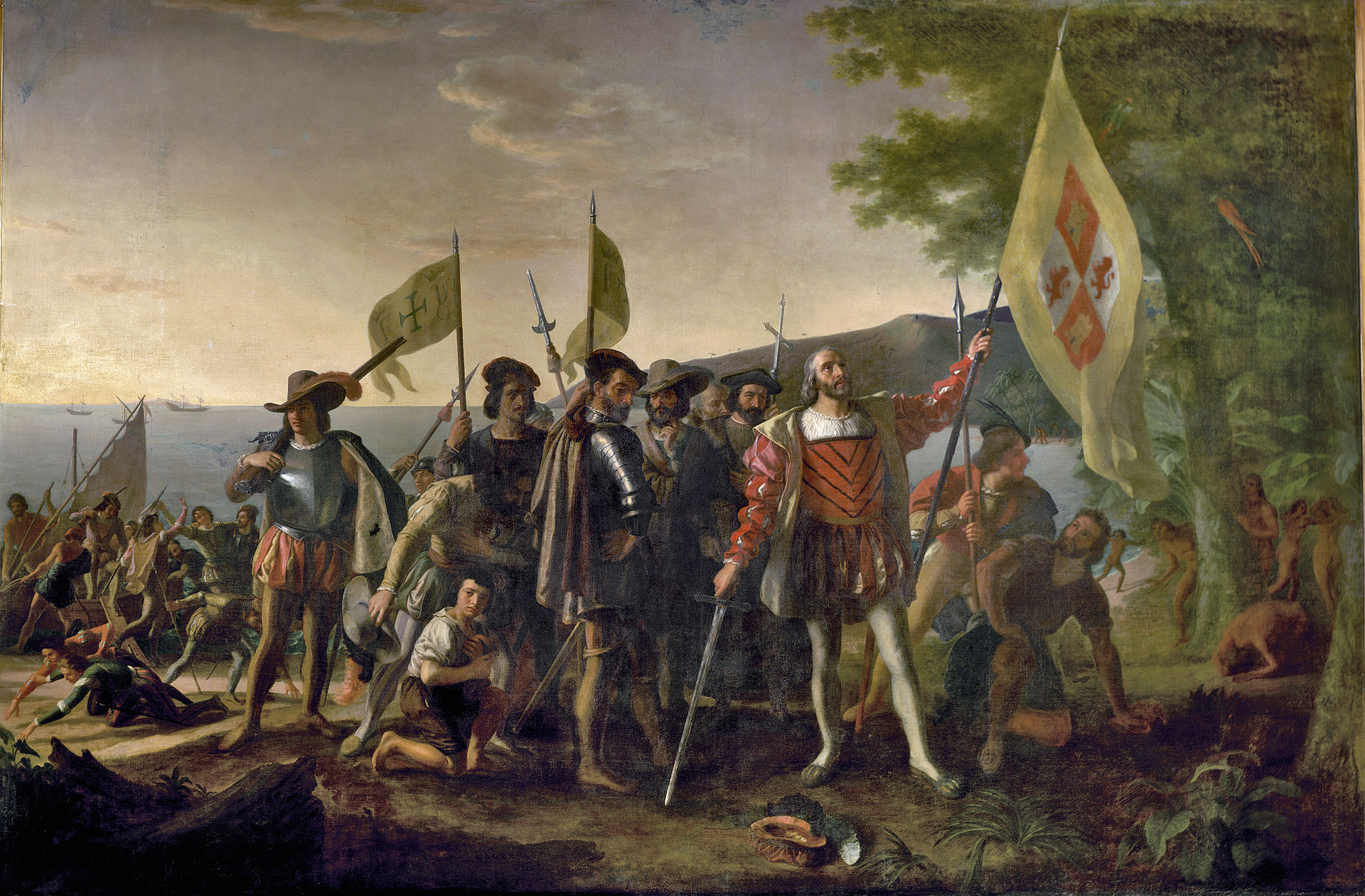 Celebrating Genocide – Christopher Columbus' Conquest of America - The Landing of Columbus