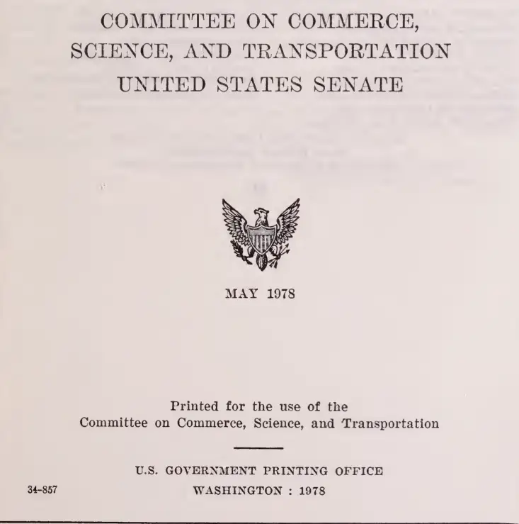 Revealed - US Senate Document On National And Global Weather Modification - US Senate Committee On Commerce, Science and Transportation 1