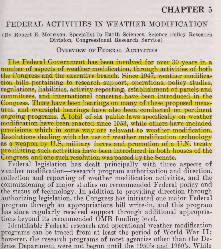 Revealed - US Senate Document On National And Global Weather Modification - US Senate Committee On Commerce, Science and Transportation 2