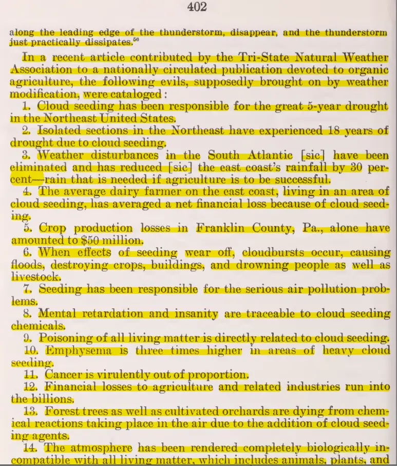Revealed - US Senate Document On National And Global Weather Modification - US Senate Committee On Commerce, Science and Transportation 8