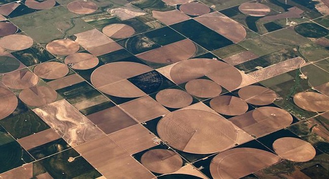 Sustainable Development is a Lie - Aerial photographs of large scale agriculture