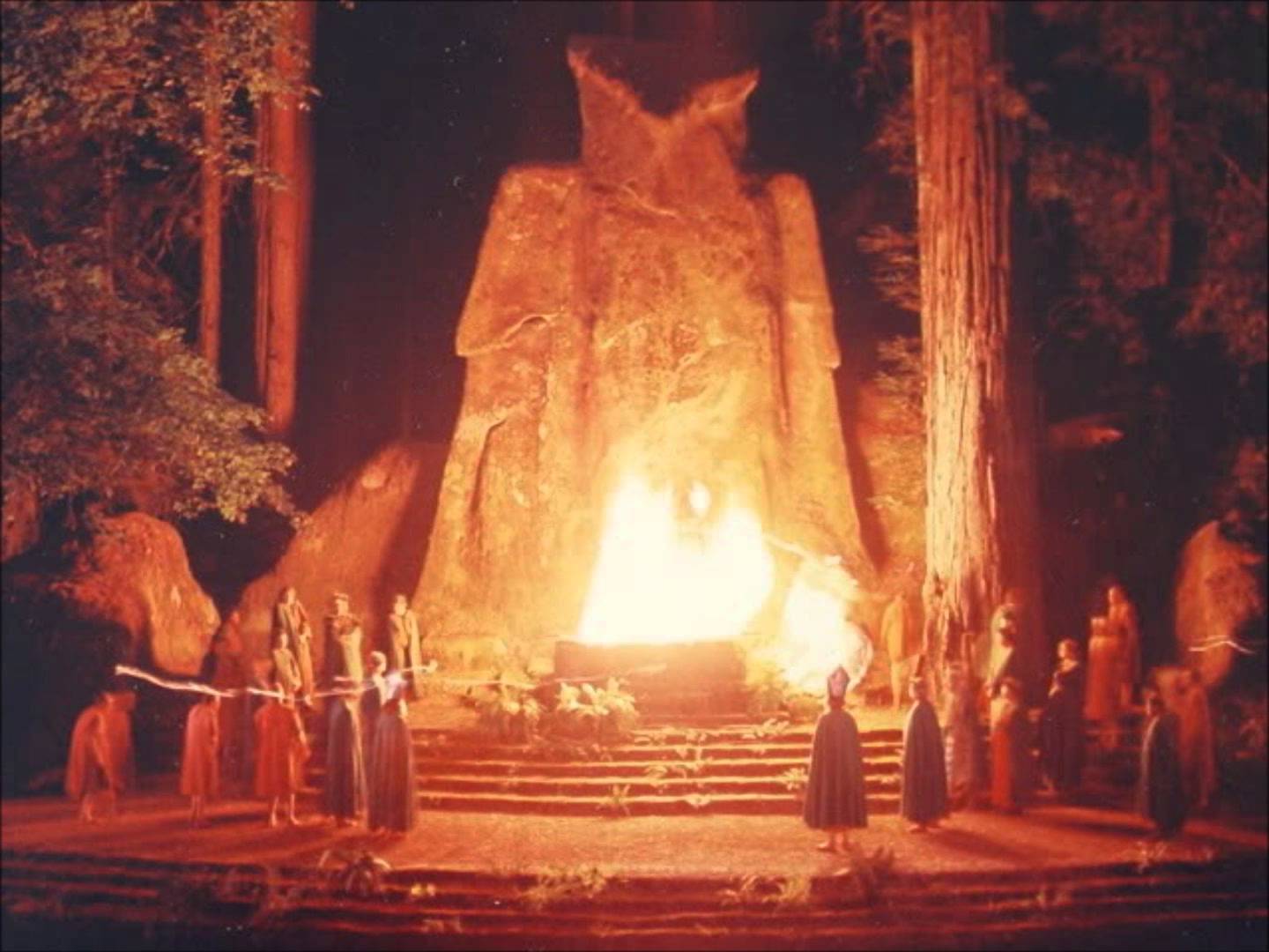 Black Magic - Satanists Rule The World - occult ritual at Bohemian Grove
