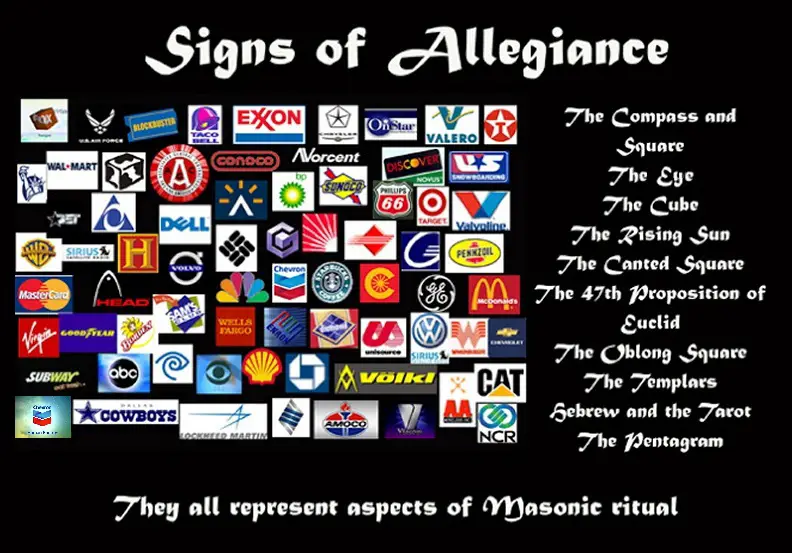 Black Magic - Satanists Rule The World - occult symbolism in corporate logos