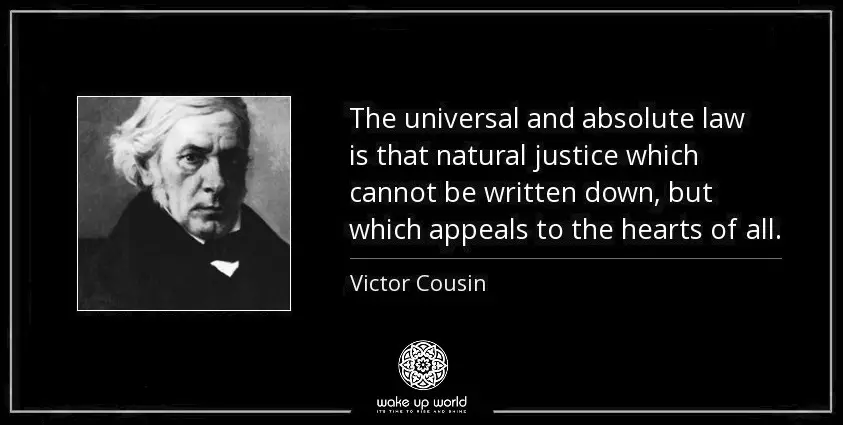Life With No Government - universal absolute law natural justice victor cousin
