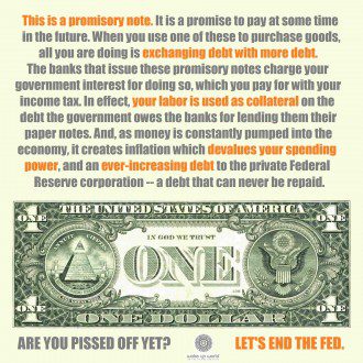 The Federal Reserve is a Ponzi Scheme - US Dollar