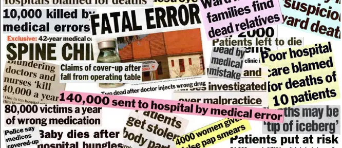 Medical error third highest cause of death